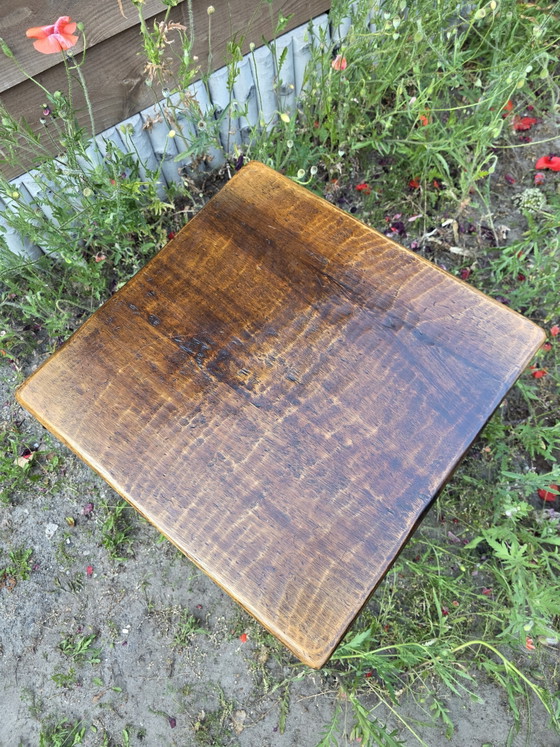 Image 1 of table basse rustique en bois massif