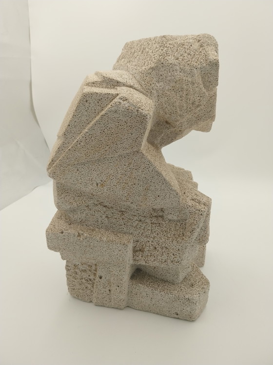 1x 1970s Sandstone Sculpture by Casa Padding 39cm High (photo 4 of 9)