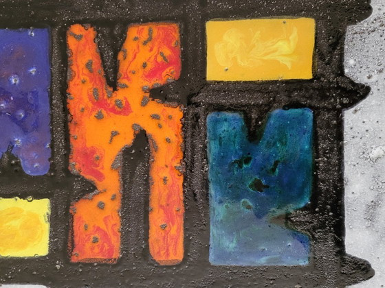 Image 1 of Vallauris Madoura Jouver coffee table in wood and ceramic, Vintage Design