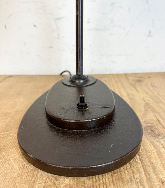 Image 1 of Vintage Brown Adjustable Table Lamp, 1960s