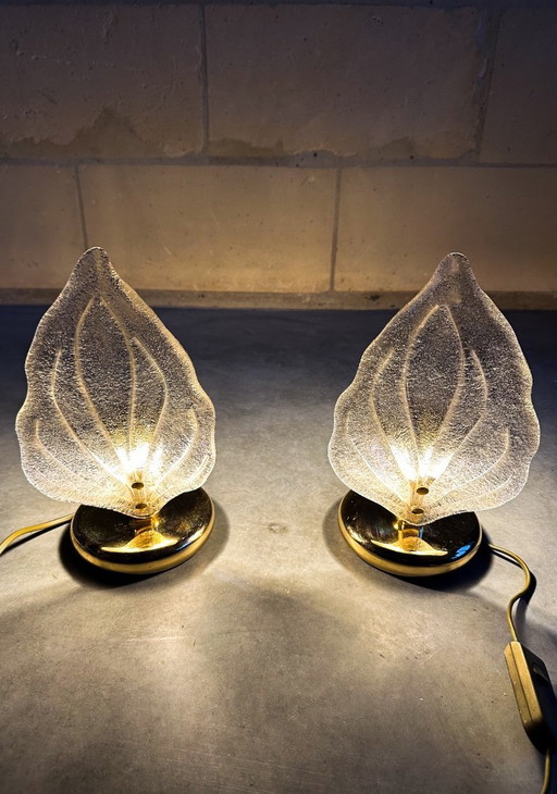 Paire de lampes de table vintage