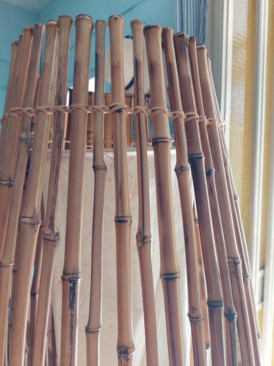 Image 1 of Franco Albini  Bamboo Floor Lamp 1960's 