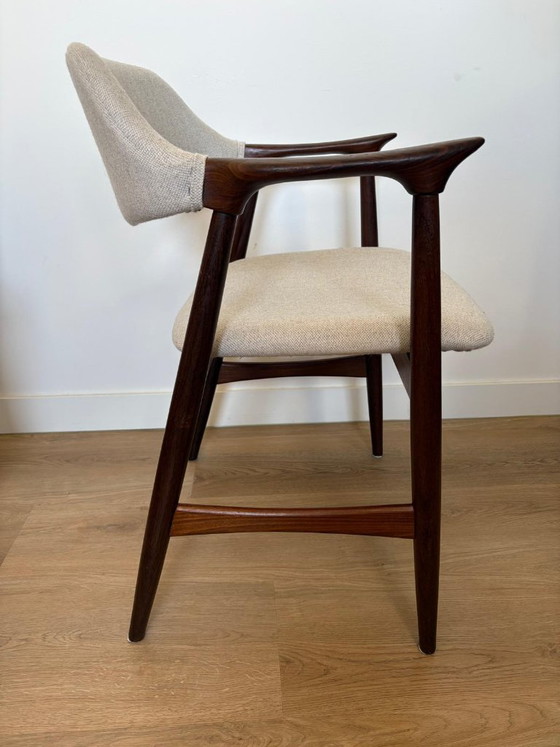 Image 1 of Fauteuil Mahjongg vintage Vlaardingen | Johannes Andersen | wengé bouclé | années 1960