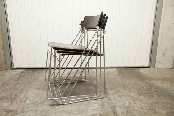 Image 1 of Minimalistischer X-Line-Stuhl von Niels Jordan Haugesen