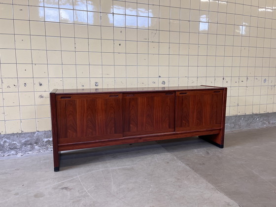 Credenza vintage in palissandro prodotta da Skovby – Credenze, Textile, Wood (photo 2 of 14)