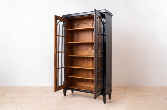 Image 1 of Vetrina nera Biedermeier, Austria, metà del XIX secolo