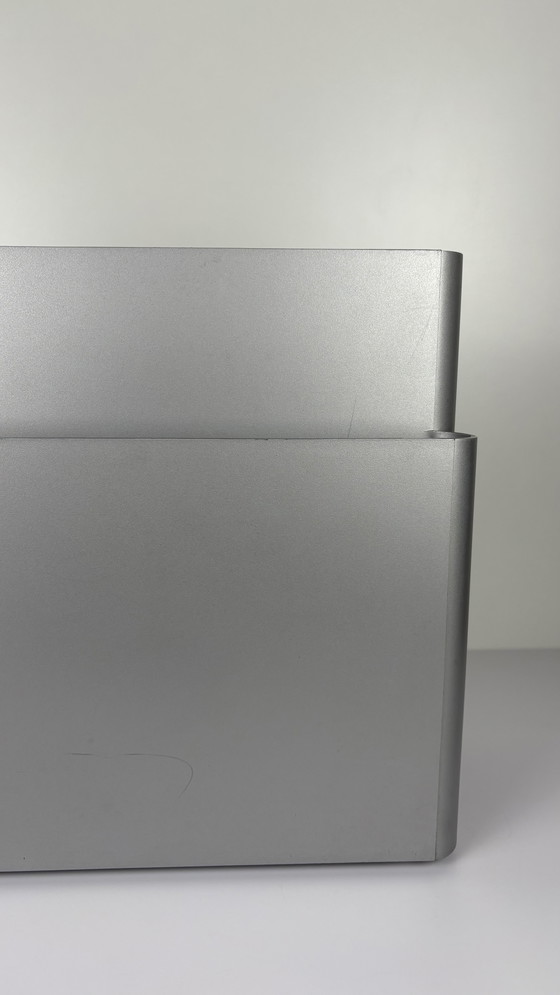 Image 1 of Kartell Design Zeitschriftenhalter Giotto Stoppino metallisch grau