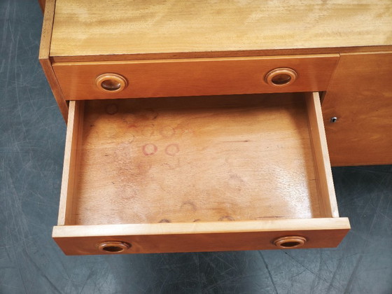Image 1 of 1960s Czechoslovak Maple Sideboard with Drawers and Cabinet