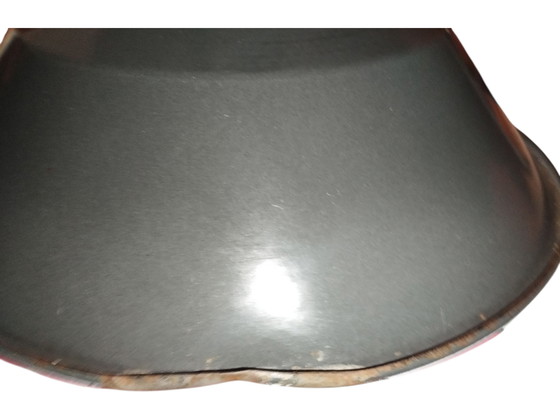 Image 1 of 50er jaren geëmailleerde industriële hanglamp