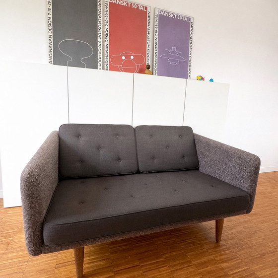 Image 1 of Divano Fredericia Borge Mogensen BM No1 a 2 posti, grigio scuro, come nuovo