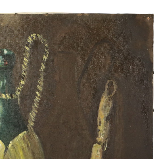 Image 1 of Natura morta con vino e frutta