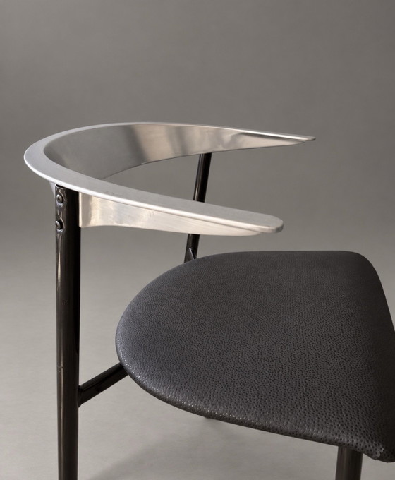 4 Sillas de comedor Gala — Bernal & Isern para Sellex, 1988 – Aluminio, Metal (photo 4 of 15)