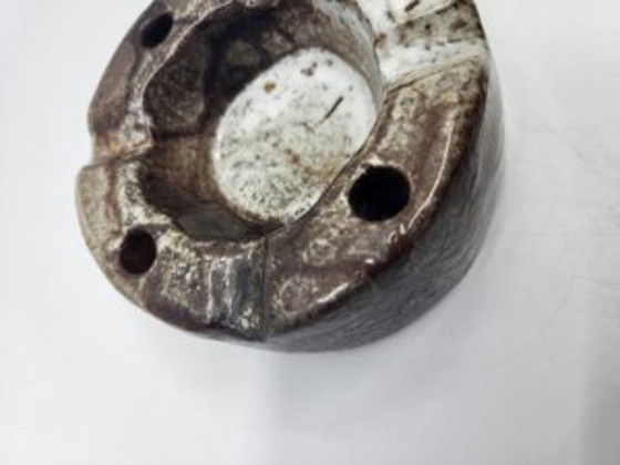 Image 1 of Alsatian stoneware ceramic pottery, glazed, France, 1950