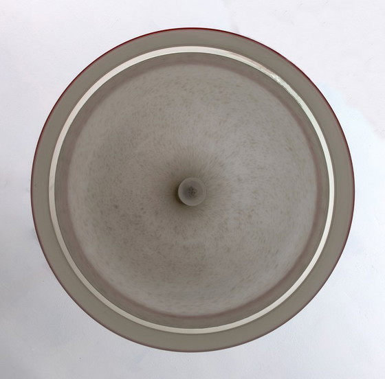 Image 1 of Lustre italien moderne du Mid Century Hat en verre de Murano, 1970
