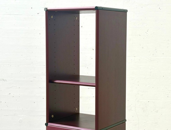 Image 1 of Modulares Designregal mit Schrankfach, 1990er Jahre