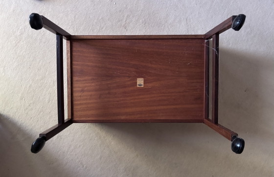 Vintage Deense naaidoos van palissanderhout – Arrebo Møbler, Bijzettafels, Wood (photo 3 of 7)