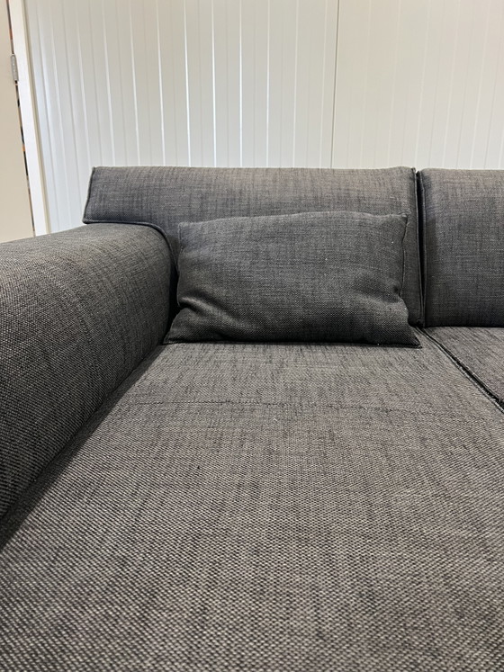 Image 1 of Design on stock bloq corner sofa fabric grey fox sofa modern