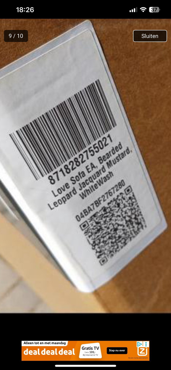 Image 1 of Sofá Moooi Love NUEVO