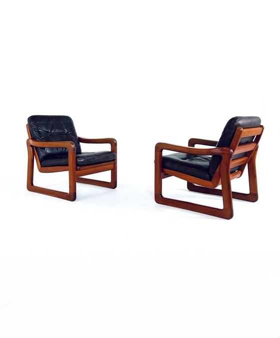 Image 1 of Set van 2 vintage fauteuils, EMC Furniture ‘70