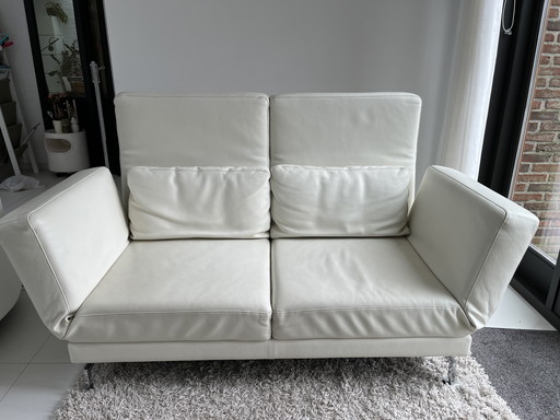 Divano in pelle di design Brühl Moule