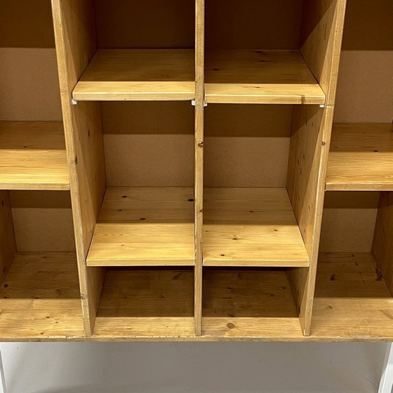 Image 1 of Armadio a muro vintage per la scuola armadio a scomparti in legno divisorio per la stanza