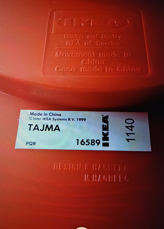 Image 1 of Tajma wall clock IKEA 1990s