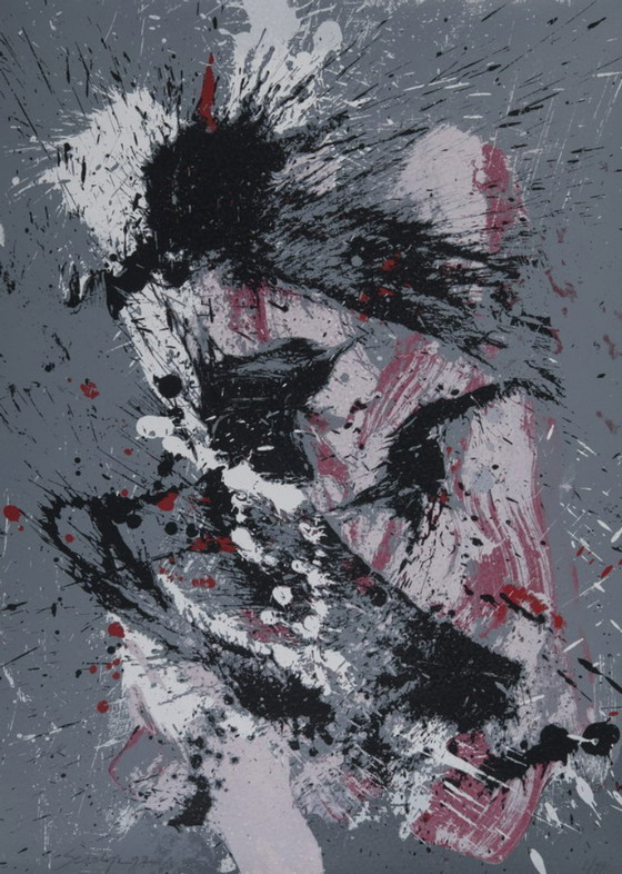 Image 1 of SCIALOJA TOTI (Astrattismo Informale/Informal Abstraction). Dittico di serigrafie firmate, 1997