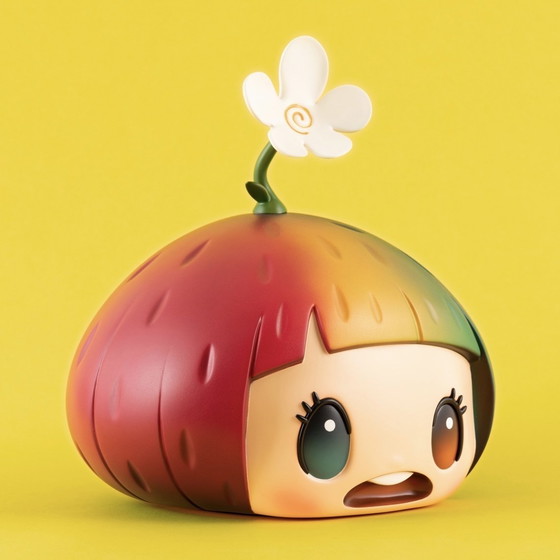 Image 1 of Vase/Objet design : Happy Go Lucky - Yosuke Ueno - Édition limitée : 64/150 - 2021.