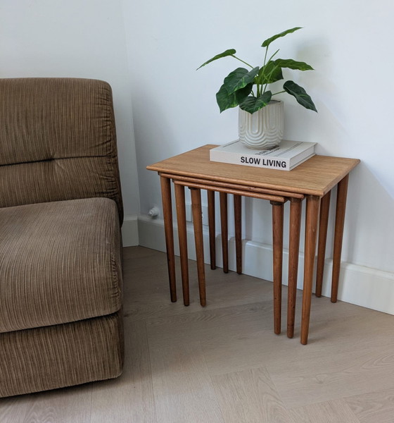Image 1 of Vintage teak, Scandinavian nesting tables