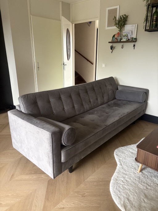 Sofá gris de 4 plazas Troubadour - 240cm de ancho – 3 5 zitsbanken, Other