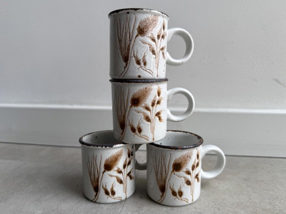 4 tazze e piattini da espresso vintage Stonehenge Midwinter Wild Oats – Stoviglie, Ceramic (photo 3 of 5)