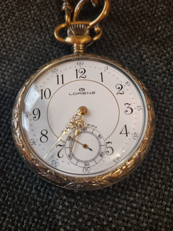 Image 1 of Orologio da Tasca LORENZ Meccanico "Il Cacciatore" Ref. 16421 AW - FULL SET Scatola e Garanzia (2002)