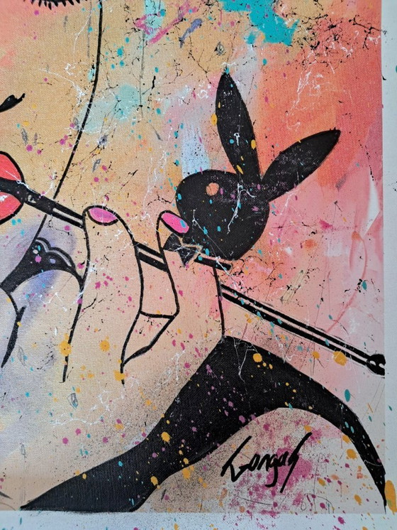 Image 1 of GONGAS - Audrey Hepburn - Toile d'artiste