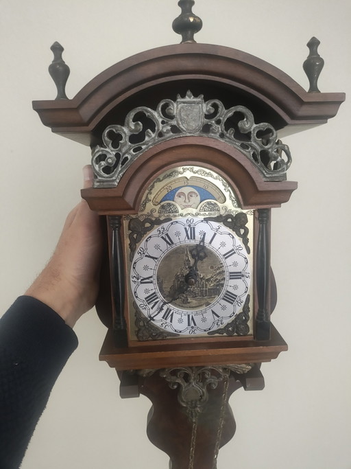 Warmink (Wuba) Sallander Wall Clock with Moon Phase