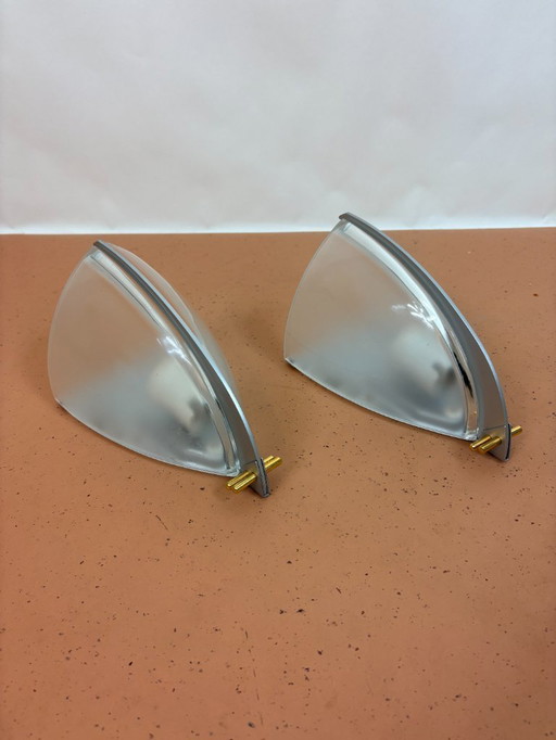 Wall Lights Sconces by Gismondi for VeArt Vesta , Italy, 1990s, Set of 2