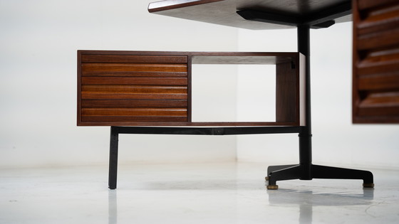 Image 1 of Boemerang T96 bureau door Osvaldo Borsani voor Tecno, Italië, 1960S