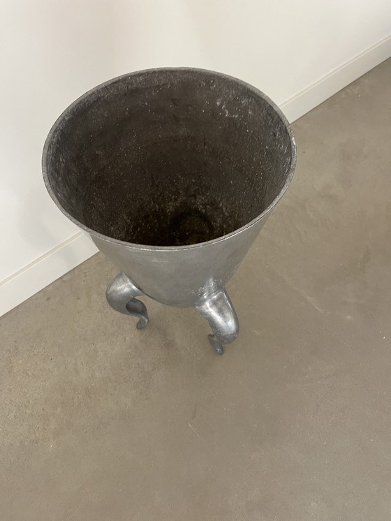 Image 1 of Vintage 70s Aluminium Vase