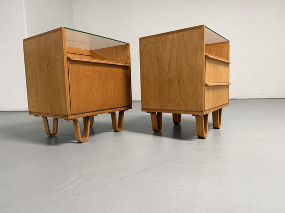 Image 1 of Comodini Pastoe serie Birch Cees Braakman anni '50/'60