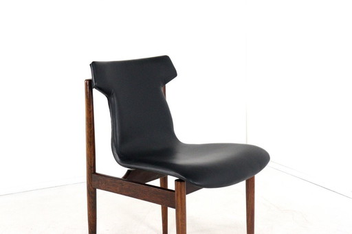 Set van 8 Inger Klingenberg voor Fristho Franeker stoelen reupholstered vintage