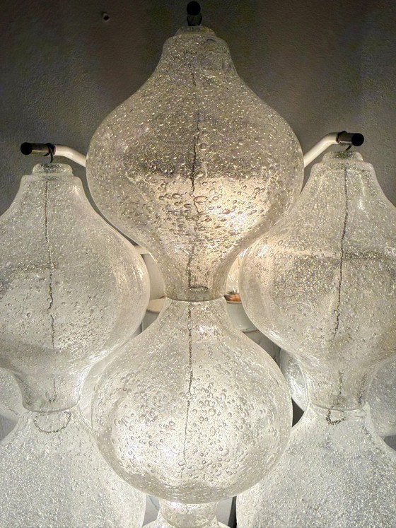 Image 1 of Ensemble de 2 appliques murales, modèle : « Tulipan 9 WA » pour KALMAR FRANKEN KG, Autriche, années 1960