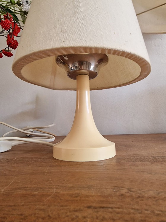 Lampada da tavolo vintage produttore tedesco Aro Leuchten – Lampade da tavolo, Tessile, Plastica (photo 3 of 6)