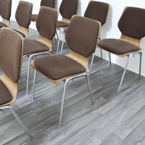 Image 1 of Carlo Ratti Office Set 12 Sillas Diseño Moderno Años 70