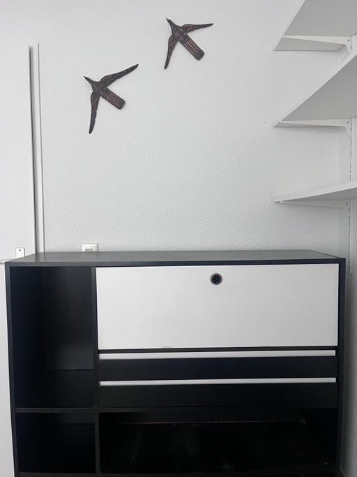 Vintage (1960er Jahre) Sekretär/Sideboard – kasten, Wood