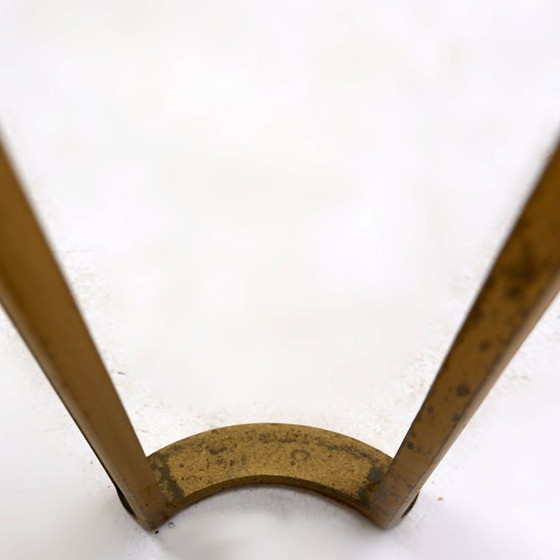 Image 1 of Table basse carrée Peter Ghyczy - Années 1970 - Style Hollywood Regency