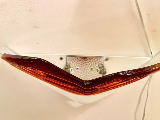 Image 1 of Par de apliques de pared La Murina Glass Murano, Italia 1980