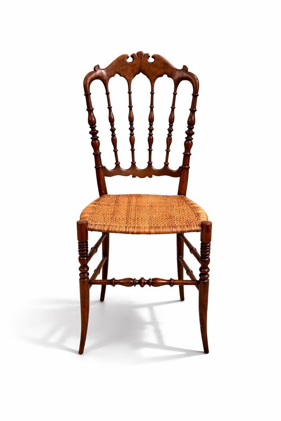 Image 1 of Een paar originele Chiavari-stoelen uit de jaren 60.