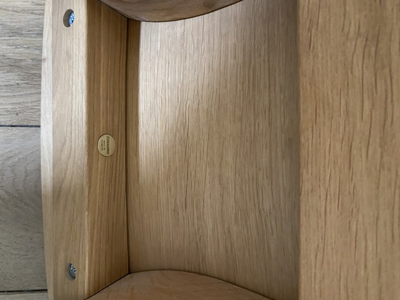 Image 1 of 4x Morph chairs by Zeitraum made of solid wood and with leather upholstery