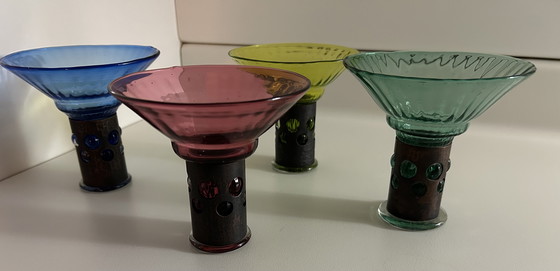 Image 1 of Set vier Gläser / Kerzenhalter Borek Sipek für Alterego von Ajeto