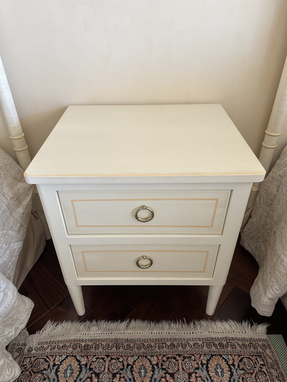 Image 1 of Solid wood bedside table