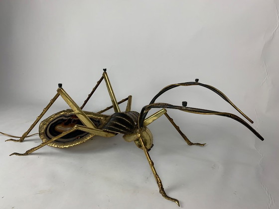 Image 1 of Duval Brasseur 1970's bronzen salontafel